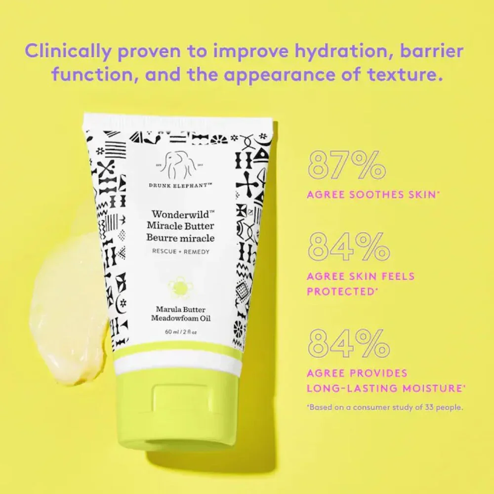 NEW & 1/2 PRICE ✅ Drunk Elephant WONDERWILD Miracle Butter 2 oz / 60mL✨ NEW